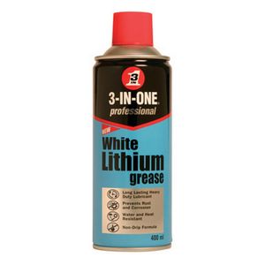 3-In-One 400ml White Lithium Grease Spray