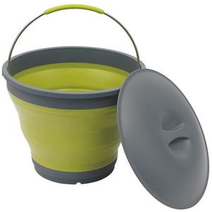Outwell Collaps Bucket with Lid Green