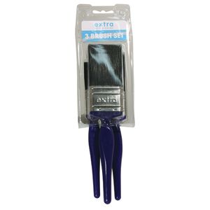 Harris Extra Edge Paint Brushes Pack of 3 (1", 1-1/2" & 2")
