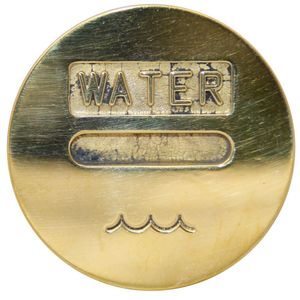 Foresti & Suardi Cap to Suit 1 1/2" Ital Filler Water Brass