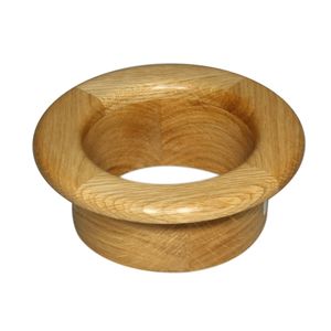 AG Mushroom Vent Liner Hand Made in Oak 120mm cut out x 50mm depth