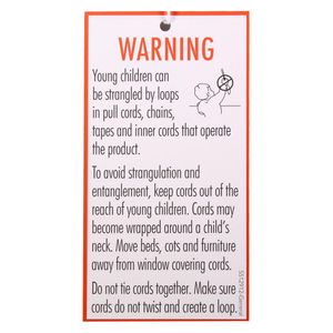 AG Roller Blind Warning Signs x 125
