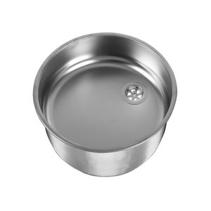 CAN Round Sink 385 x 120mm (No Waste Included)