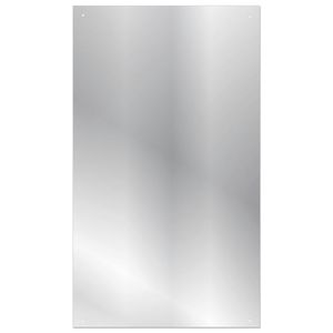 Rectangular Glass Mirror 300 x 450mm (Pre-Drilled, Fixings Supplied)