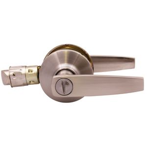 AG Handle Set with Privacy Lock Satin Nickel