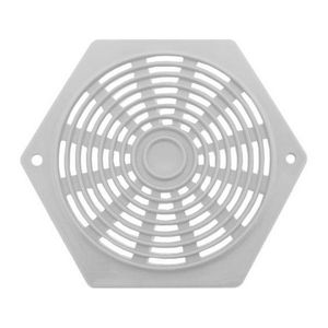 Hexagon Air Vent 2-5/8" White