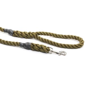 AG 14mm Dog Lead with Clip 1.5m Olive Green