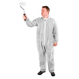 Glenwear Full Body Protective Coverall (Large / White)