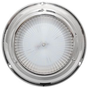 AAA 12V Stainless Steel LED Light  5'' Dome (168mm) - Natural White
