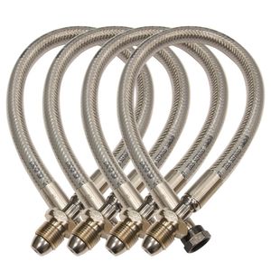 4 Cylinder Stainless Hose Kit