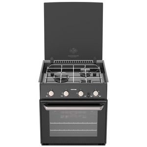 Thetford Triplex LPG Cooker Black Oven, Hob and Grill