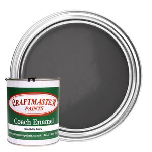 Craftmaster Enamel Boat Paint Graphite Grey 1 Litre