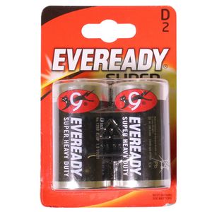 Eveready D Zinc Battery (x2)