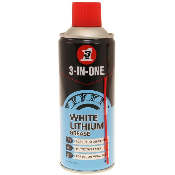 3-In-1 400ml White Lithium Grease Spray