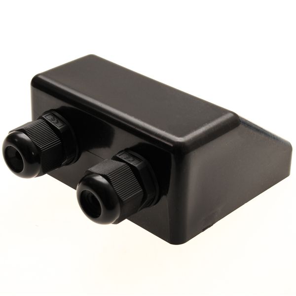 AG Twin Black ABS Cable Entry Gland