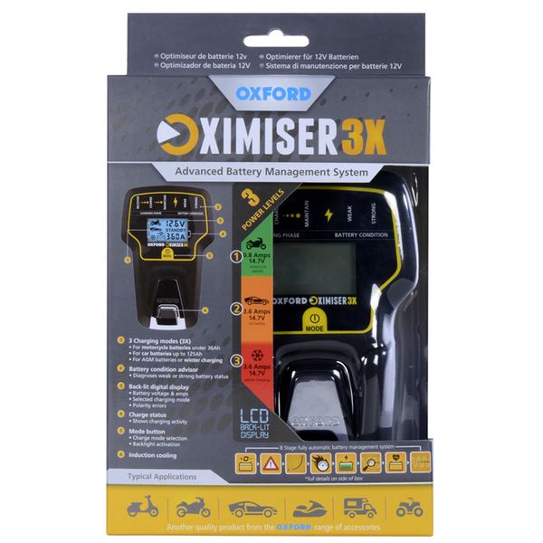 Oxford Oximiser 3X Advanced Battery Charger