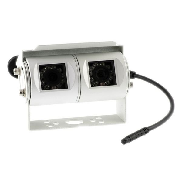 Double CCD Twin Colour Rear View cameras in BLACK casing 