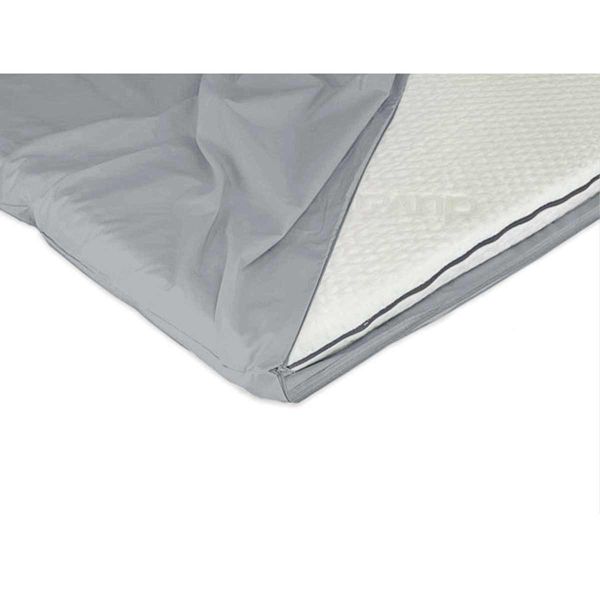 Zipped Sheet for Duvalay Compact Travel Topper 2.5cm Thick- Grey