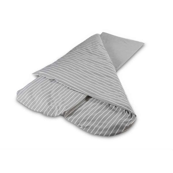 Duvalay Sleeping Bag Covers 190cm x 66cm - Grey Stripe