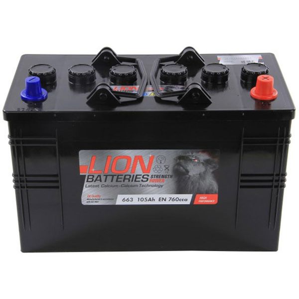 Lion 663 Starter Battery 105Ah Flooded Lead Acid