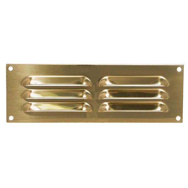 AG Vent 9" x 3" Polished Brass