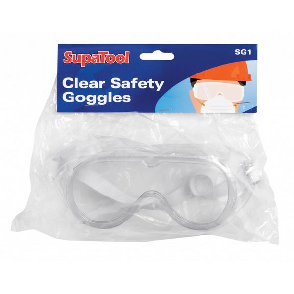 SupaTool Clear Safety Goggles (364566)