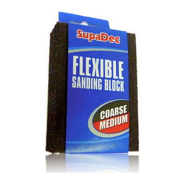 SupaDec Sanding Block Fine Medium Grade