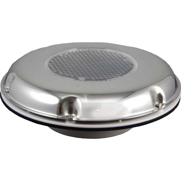 Stainless Steel Solar Deck Vent (217mm OD / with Solar Panel)