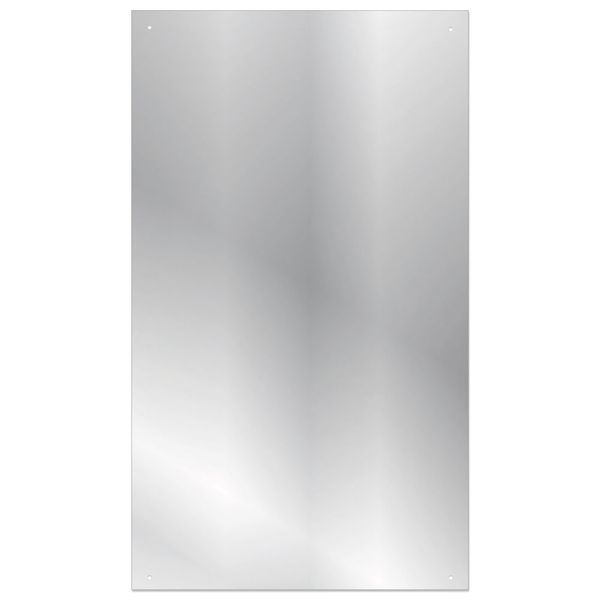Rectangular Glass Mirror 500 x 700mm (Pre-Drilled, Fixings Supplied)