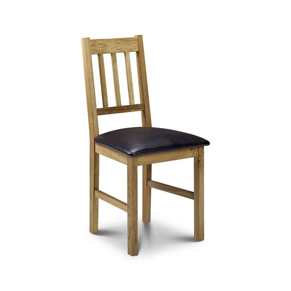 Coxmoor Oak Dining Chair Brown Seat