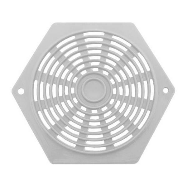 Hexagon Air Vent 2-5/8" White