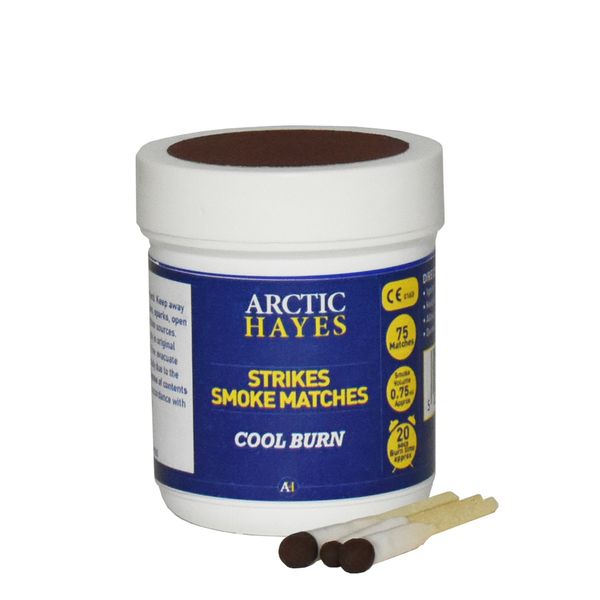 Arctic Hayes Smoke Matches Tub of 75