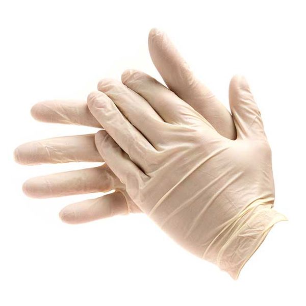 Powder Free Latex Gloves Small Box of 100