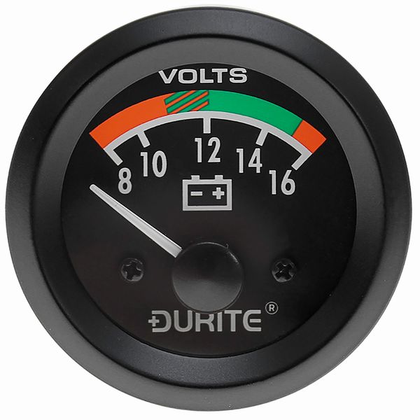 Durite Voltmeter 12V 0-523-22