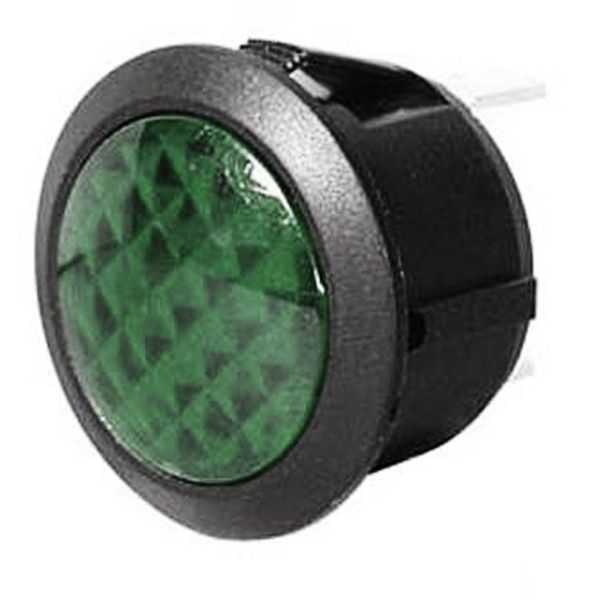 Durite Warning Light Green 12V LED