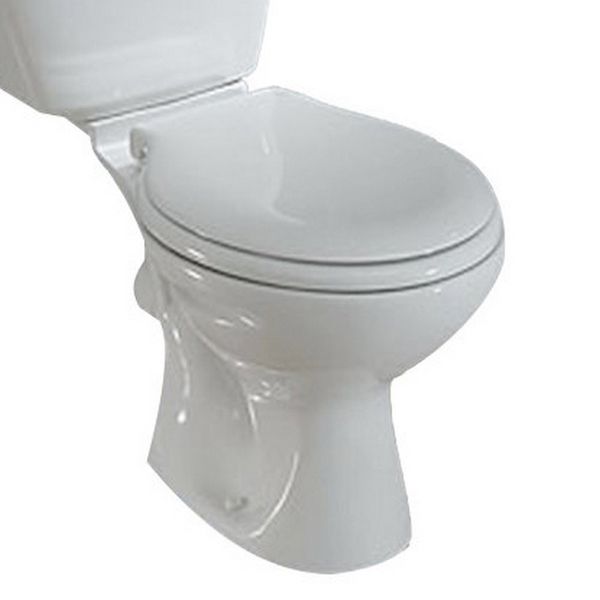 Lecico Close Coupled Toilet Pan White