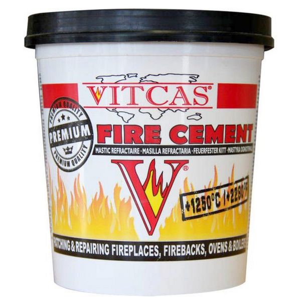 Vitcas Black Fire Cement 1kg