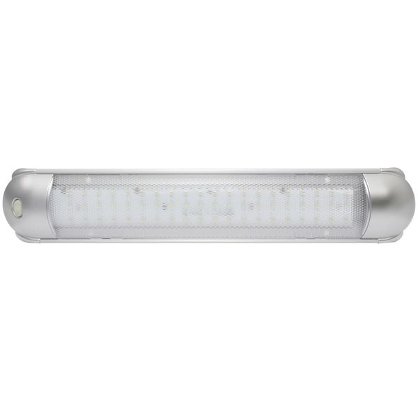 AAA 10-30V Interior Natural LED Light with Switch Silver
