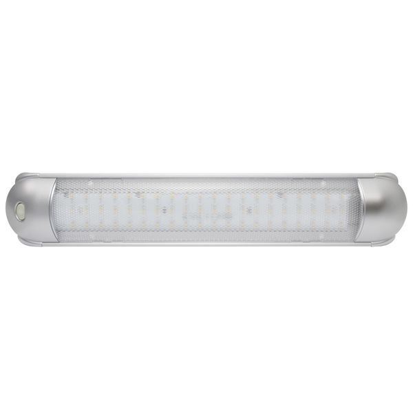 AAA Silver Strip Light Warm LED (60) with Switch 10-30V