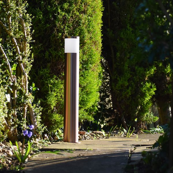 Smartpost Garden Path Light 240V Cocoa Anodised Aluminium Without Bulb