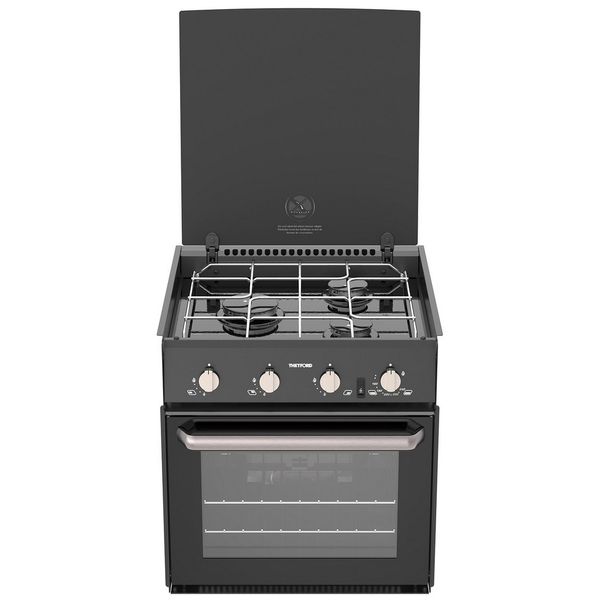 Thetford Triplex LPG Cooker Black Oven, Hob and Grill