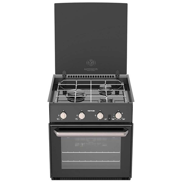 Thetford Triplex Oven and Grill Black with Shut Off Lid