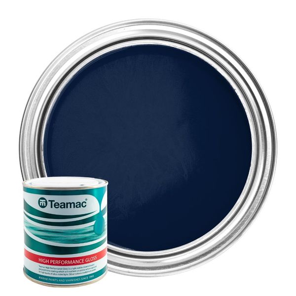 Teamac Marine Gloss Boat Paint Oxford Blue 1 Litre