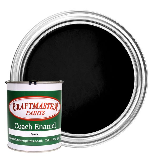 Craftmaster Enamel Boat Paint Black 1 Litre