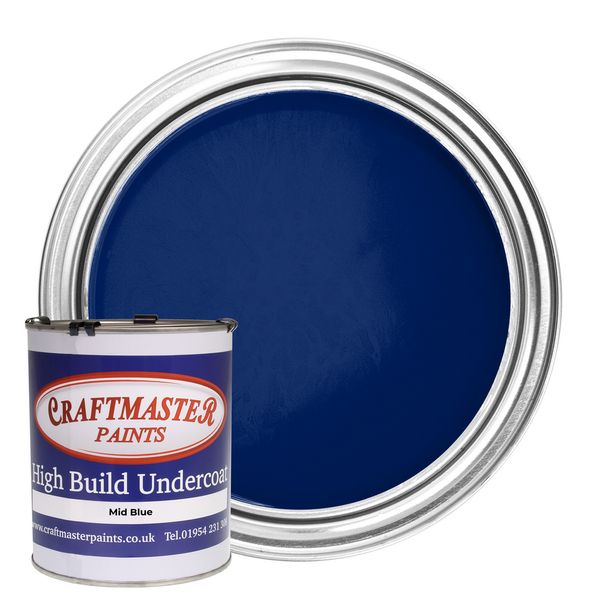 Craftmaster Undercoat Boat Paint Mid Blue 1 Litre