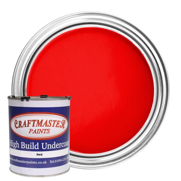 Craftmaster Undercoat Boat Paint Mid Red 1 Litre
