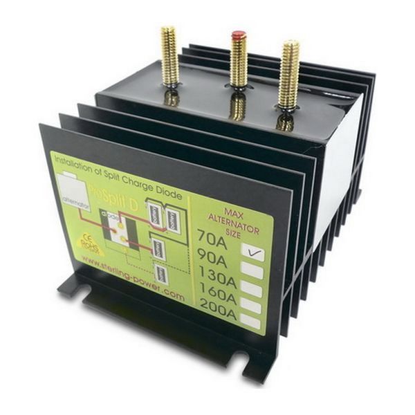 Sterling Diode 70 Amp 1 in 2 Out