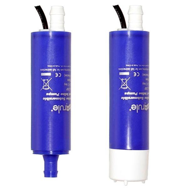 IL200P Rule 12V Submersible Inline Pump for Fresh, Sea Water & Diesel