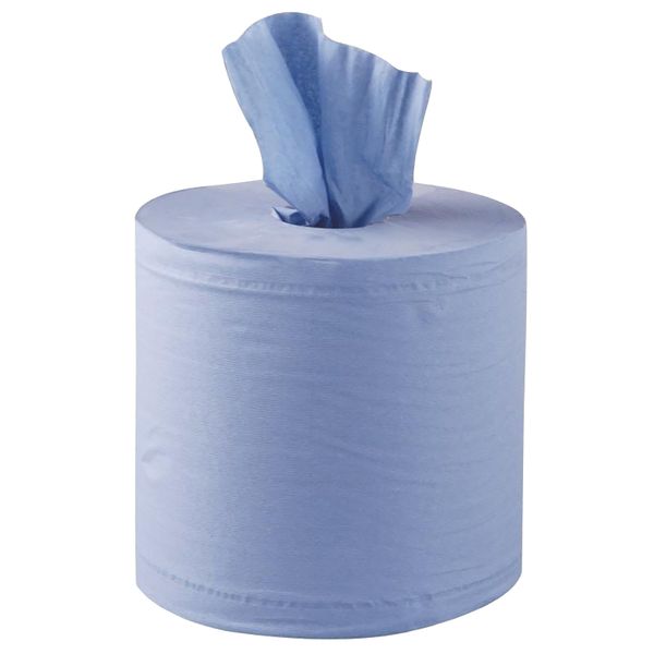 AG Centrefeed Blue Roll Single (150 Metre Roll)