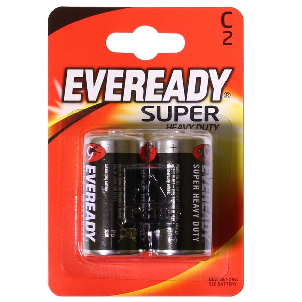 Eveready C Zinc Battery (x2)